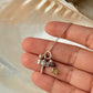 925 Sterling Silver Peridot, Amethyst Crystal Charms, Silver Dragonfly  & Ball Charm Dainty Chain Necklace