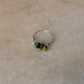925 Sterling Silver Turquoise Chips With Silver Balls Wire Wrapped Handcrafted Ring