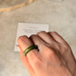 Natural Crystal Unakite Band Ring