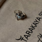 925 Sterling Silver New Larimar Molten Drip Ring
