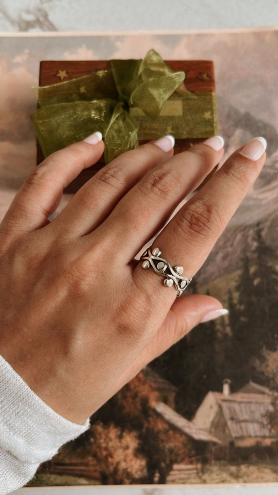 Trendy Tribey silver ring with unique design