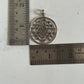 Big Round Shree Yantra 925 Sterling Silver Pendant
