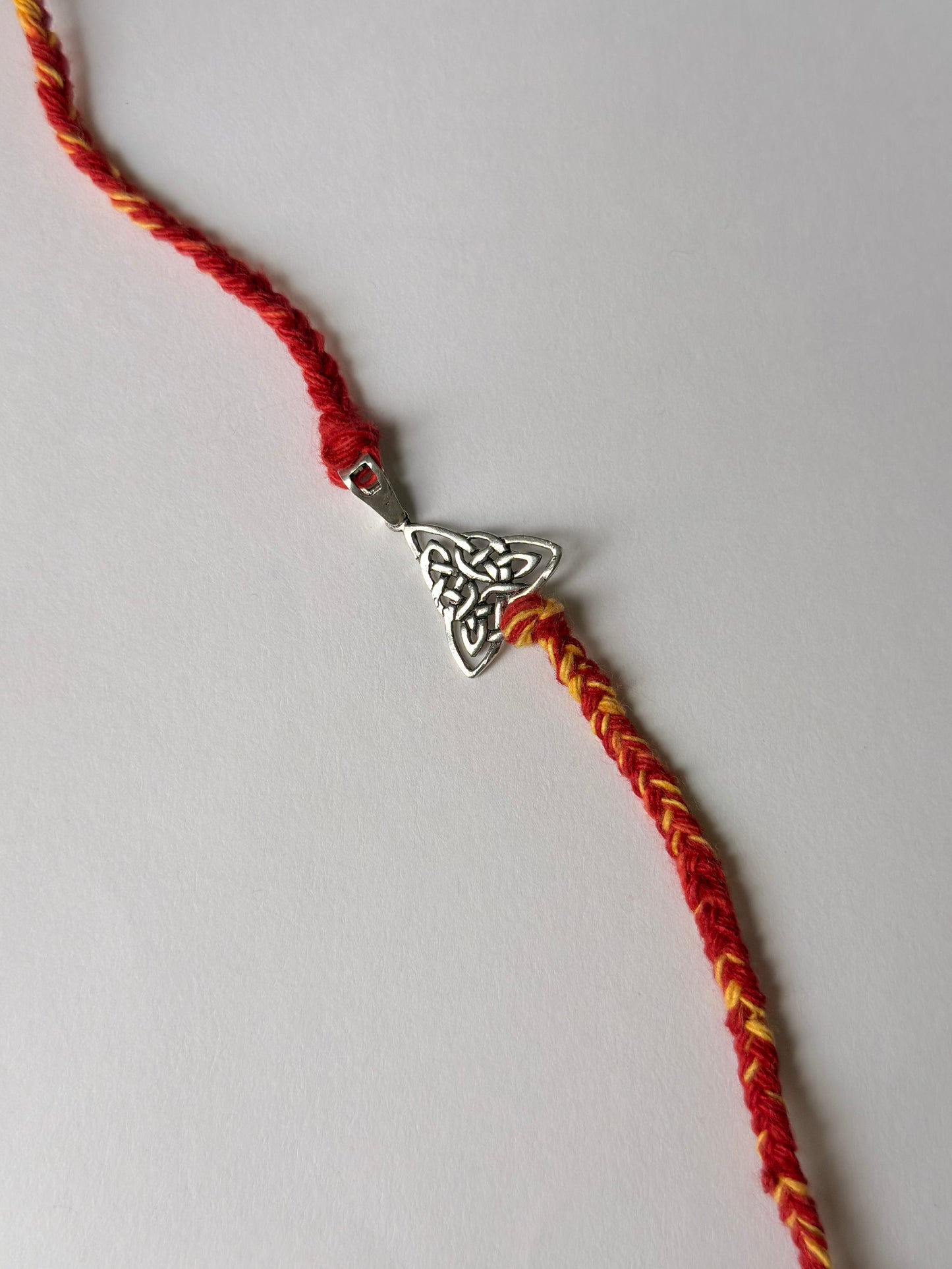 925 Sterling Silver Trinity Knot Reusable as Pendant Handcrafted Rakhi