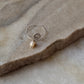 925 Sterling Silver Fresh Water Pearl Spiral Wire Wrapped Adjustable Handcrafted Dainty Ring