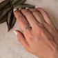 925 Sterling Silver V Engraved Tribal Boho Stackable Daily Wear Ring