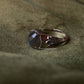 Labradorite Vintage Goth Style Checker Board Cut 925 Sterling Silver Ring