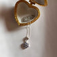 Trendy tanzanite flower pendant in sterling silver