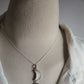 Moonstone Moon Fluorite Cloud 925 Sterling Silver Pendant