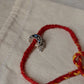 925 Sterling Silver Moon Stars Charm Rakhi ~ Reusable as Pendant/Bracelet Charm Handcrafted Rakhi