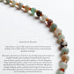 Matsya / Fish Amazonite & Hessonite Boho Choker Handcrafted Sterling Silver 925 Necklace