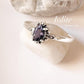 Iolite Victorian style ring in 925 sterling silver