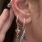 925 Sterling Silver Handcrafted Mandali Rawa Hoops Earrings