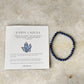 Natural Crystal Lapis Lazuli Bracelet 4MM