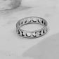 Celestial Silver Ring with Moon Phases