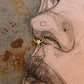 925 Sterling Silver Gold Vermeil Cz Septum Clip ons