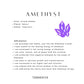 Amethyst gemstone for healing