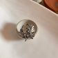 Charming fairy in forest silver ring with magical, nature-inspired motif