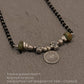 925 Sterling Silver Coin Kingsman Turquoise Boho Mangalsutra