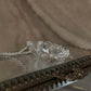 925 Sterling Silver Clear Quartz Tortoise Handcrafted Necklace