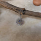 925 Sterling Silver Labradorite Mandala Boho Handcrafted Pendant