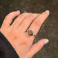 925 Sterling Silver Smokey Quartz Cushion Cut Contemporary Style Solitaire Ring
