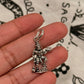 925 Sterling Silver Hanuman ji Standing With Parvat Pendant
