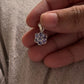 Charming tanzanite flower design silver pendant