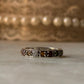 925 Sterling Silver Natural Multi Tourmaline Faceted Eternity Black Band Ring