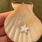 925 Sterling Silver Mother of Pearl Starfish Handcrafted Necklace