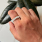 Natural Crystal Aquamarine 4mm Stretchy Rings