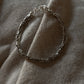 Bohemian Square Beads Handcrafted Stackable Sterling Silver 925 Bracelet