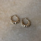 925 Sterling Silver Chunky Italian Disco U Hoops Earrings