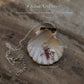 925 Sterling Silver Pink Tourmaline, Moonstone Star & Flamingo Charm Handcrafted Necklace