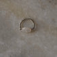 925 Sterling Silver Mother of Pearl Moon Face Wire Wrapped Handcrafted Ring