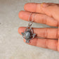 925 Sterling Silver Boho Merlinite Handcrafted Pendant