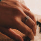 Celtic Knot Silver Ring Representing Karma