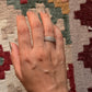 925 Sterling Silver Bohemian Hill Tribe Serpent Aura Band Handcrafted Adjustable Ring