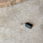 Serpentine, Dalmatian Jasper Crystal 925 Sterling Silver Necklace