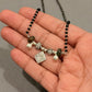 925 Sterling Silver Tribal Ghungroo Kingsman Turquoise  Handcrafted One of a Kind Boho Style Mangalsutra