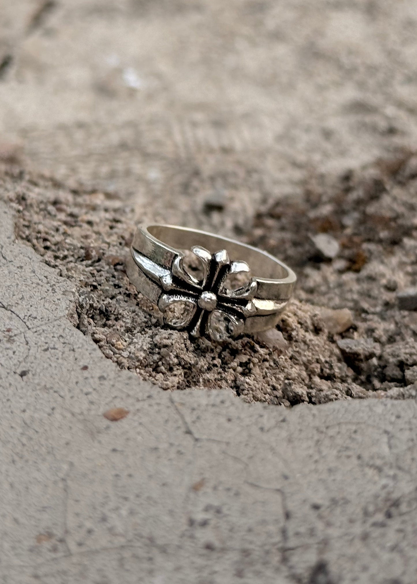 925 Sterling Silver Fleur De Lis Ring