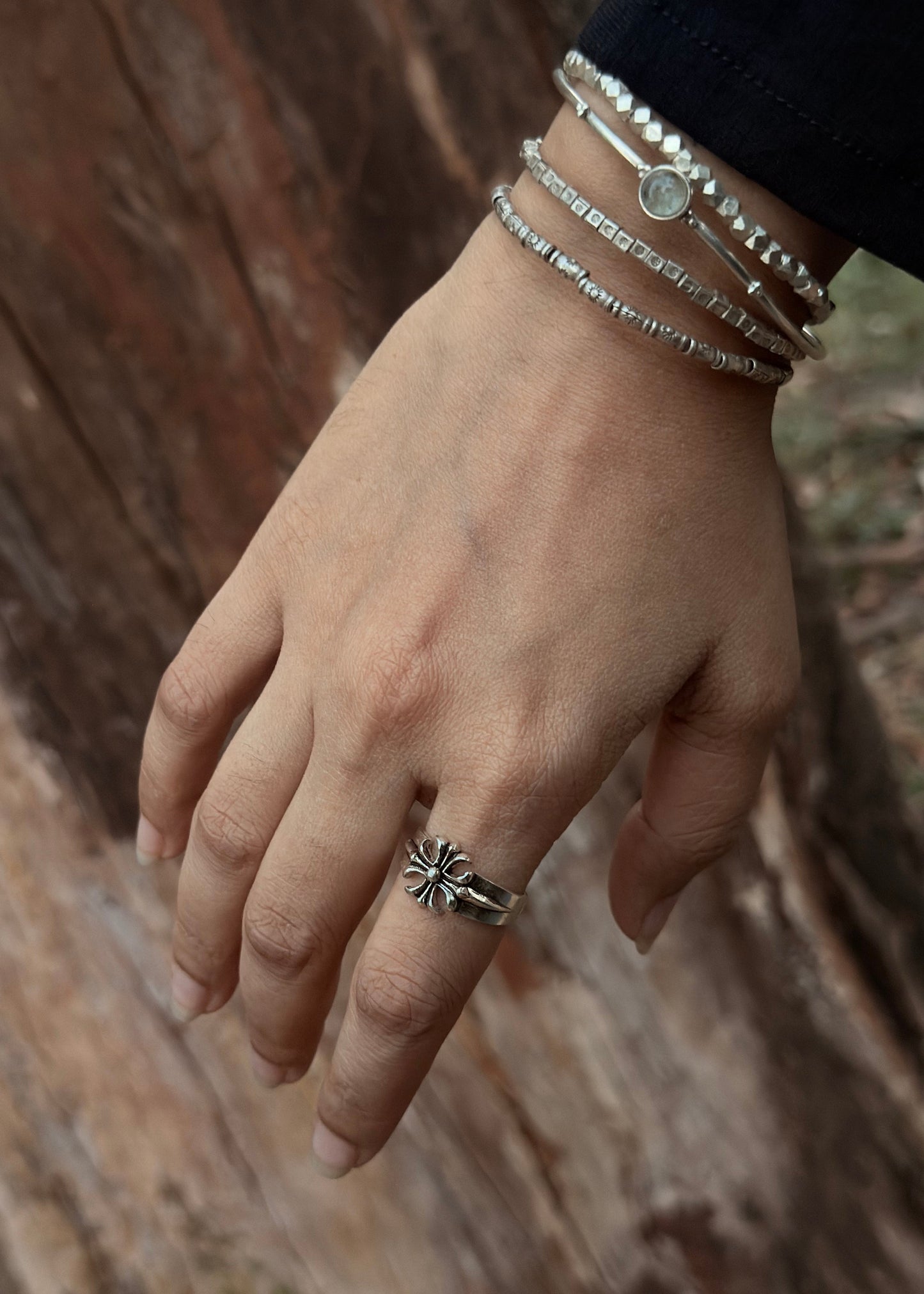 925 Sterling Silver Fleur De Lis Ring