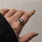 925 Sterling Silver Smokey Quartz Cushion Cut Contemporary Style Ring