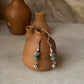 925 Sterling Silver Kingsman Turquoise Tribal Handcrafted Hook Earrings