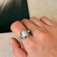 925 Sterling Silver Baroque Pearl Rustic Fusion Handcrafted Ring