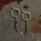 925 Sterling Silver Handcrafted Tribal Rawa Hoops Mandali Earrings