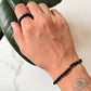 Natural Crystal Sulemani Hakik - Evil Eye 4MM Stretchy Rings & Bracelet