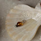 925 Sterling Silver Amber, Dalmantion jasper Crystal Charm