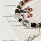 Ethereal bloom silver bracelet with multi tourmaline and clear quartz  