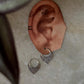 925 Sterling Silver Tribal Hoops Earrings- Tisya Boho Banjara