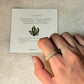 Natural Crystal Unakite Band Ring